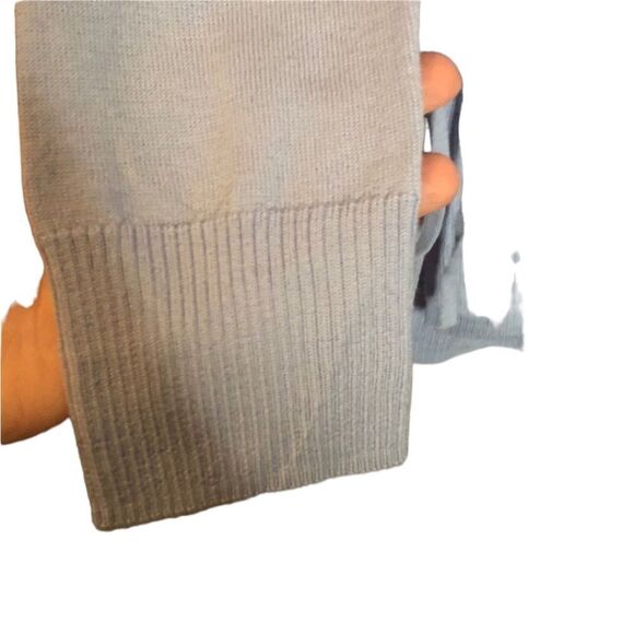 J. Crew 100%‎ Merino Wool Sweater in Faded Peri Blue | Soft Tie-Side Knit - Picture 6 of 11